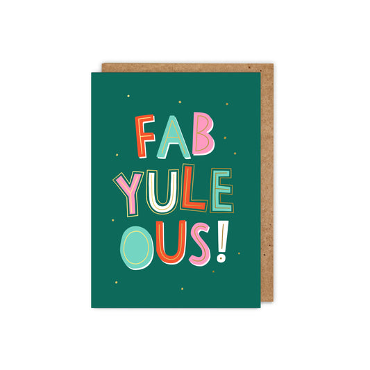 Fab-Yule-Ous Gold Foil